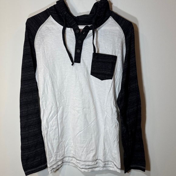Hudson & Barrow Other - Men's Black and White Hoodie